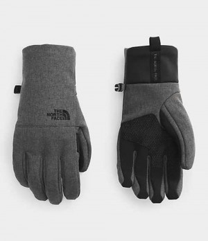 Guantes The North Face Apex+ Etip™ Hombre Gris Oscuro | 3027894-DN