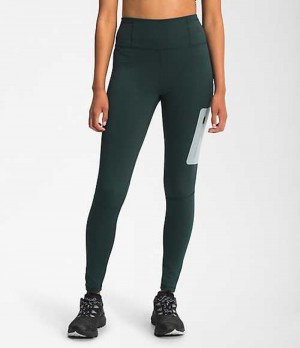 Tight The North Face Paramount Mujer Verde Plateadas Azules | 4526107-GO